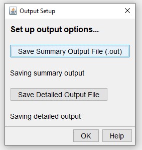 Output Setup